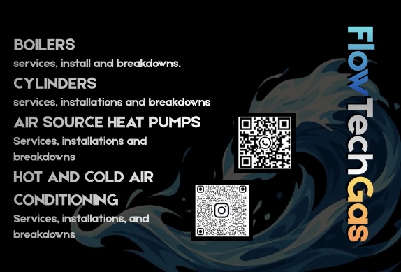 Back of FlowTechGas business card